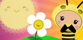 Cuteki postal: Flower Power