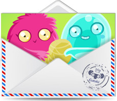 Cuteki postal animada