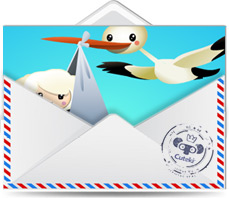 Cuteki postal animada