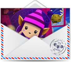 Cuteki postal animada