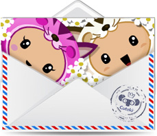 Cuteki postal animada