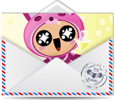 Cuteki postal animada