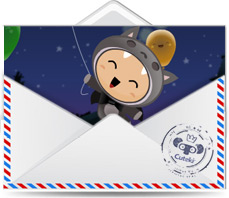 Cuteki postal animada