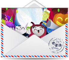 Cuteki postal animada