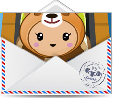 Cuteki postal animada