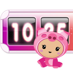 Reloj Cerdito Kawaii